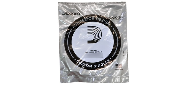 DADDARIO / CG026 Single XL Chromes Flat Wound 026