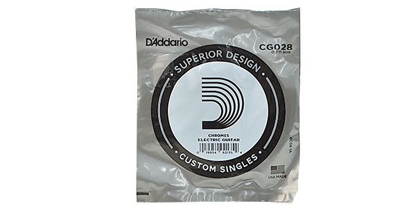 DADDARIO/CG028 Single XL Chromes Flat Wound 028