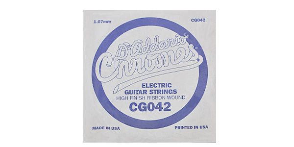 DADDARIO/CG042 Single XL Chromes Flat Wound 042