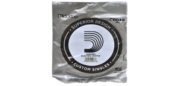 DADDARIO ( ダダリオ ) / CG048 Single XL Chromes Flat Wound 048