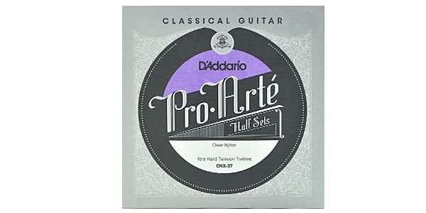 DADDARIO/CNX-3T Pro-Arte Clear Nylon Treble Half Sets Extra Hard