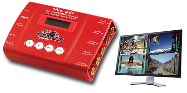 Decimator Design / DMON-QUAD　SDI to HDMI マルチビューワー ビデオコンバーター画像5