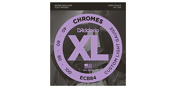 DADDARIO ( ダダリオ ) ECB84 Chromes Bass Custom Light 40-100 送料