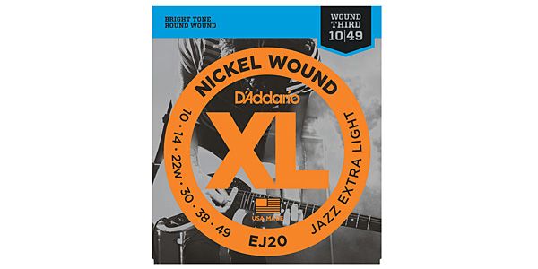 DADDARIO/EJ20 XL Nickel Round Wound Jazz Extra-Light