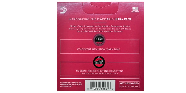 DADDARIO / EJ27N/EJ45TT Ultra Pack Classic Guitar Strings画像2