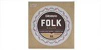 DADDARIO EJ32C Folk Nylon - Silver Wound/Clear Trebles