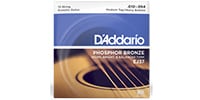 DADDARIO EJ37 Phosphor Bronze Medium Top / Heavy Bottom 12-St