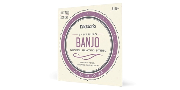 DADDARIO ( ダダリオ )  / EJ60+ Banjo Nickel Light Plus 9.5-20