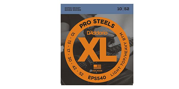 DADDARIO/EPS540 XL ProSteels Round Wound Light Top/Heavy Bottom