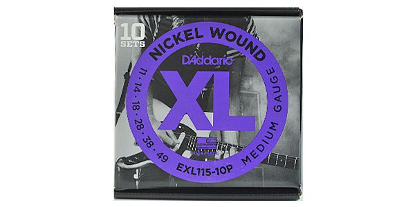 DADDARIO ( ダダリオ ) / EXL115-10P XL Nickel Multi-Packs Blues/Jazz Rock