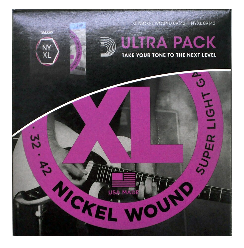 DADDARIO/EXL120/NYXL0942 Ultra Pack Super Light