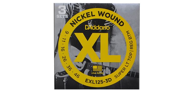 DADDARIO/EXL125-3D XL Nickel Multi-Packs