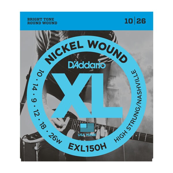 DADDARIO/EXL150H Nickel Wound, High-Strung/Nashville Tuning, 10-26