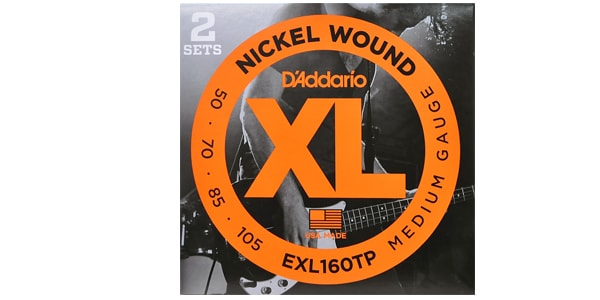 2setパック ダダリオ ベース弦 EXL160TP D'Addario