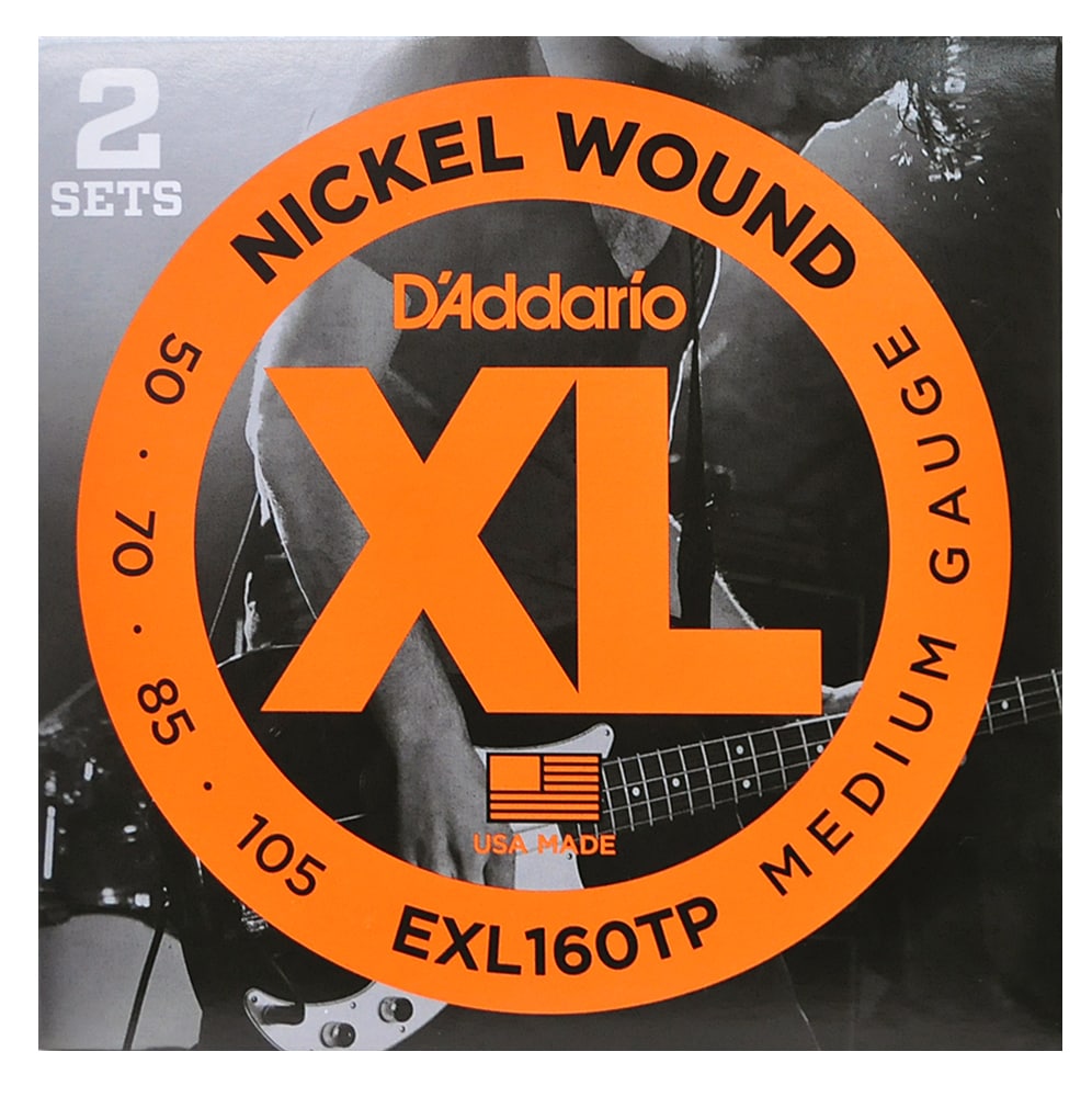 DADDARIO/EXL160TP Nickel Wound Bass Medium 50-105 2set