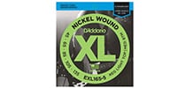 DADDARIO EXL165-5 Nickel Wound 5-String Bass Light Top Med Btm 45-135