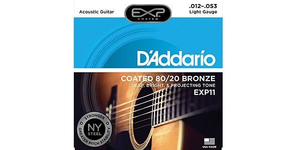 DADDARIO/EXP11 EXP Coated 80/20 Bronze Light