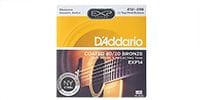 DADDARIO EXP14 EXP Coated 80/20 Bronze Light Top/Medium Bottom