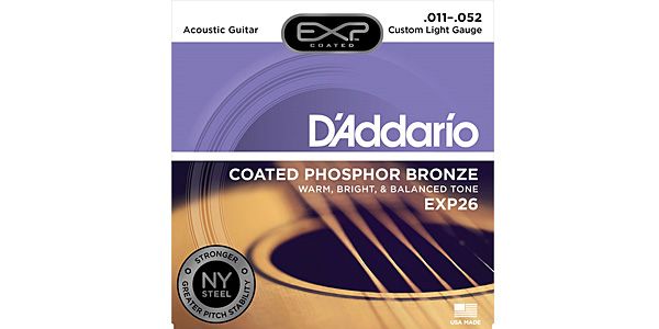 DADDARIO/EXP26 EXP Coated Phosphor Bronze Custom Light