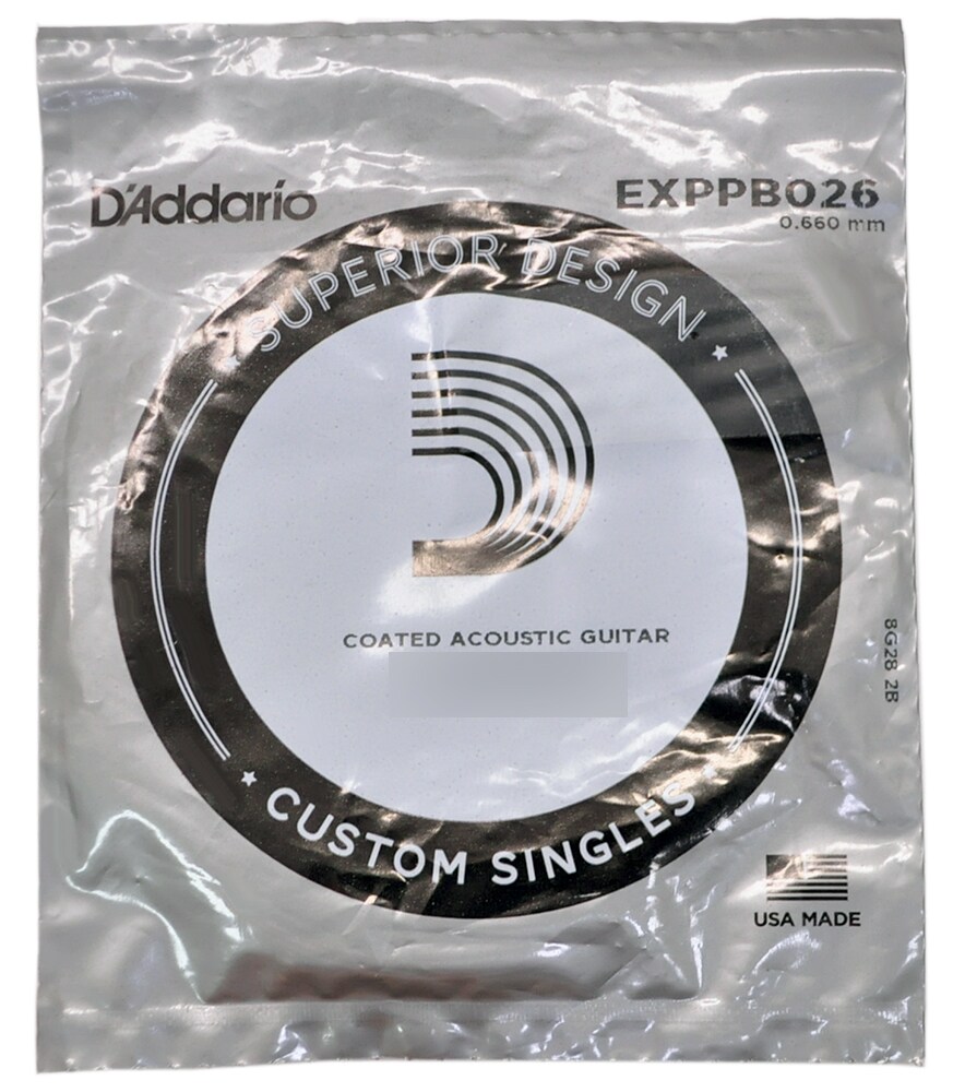 DADDARIO/EXPPB026 Single EXP Coated Phosphor Bronze Wound 026