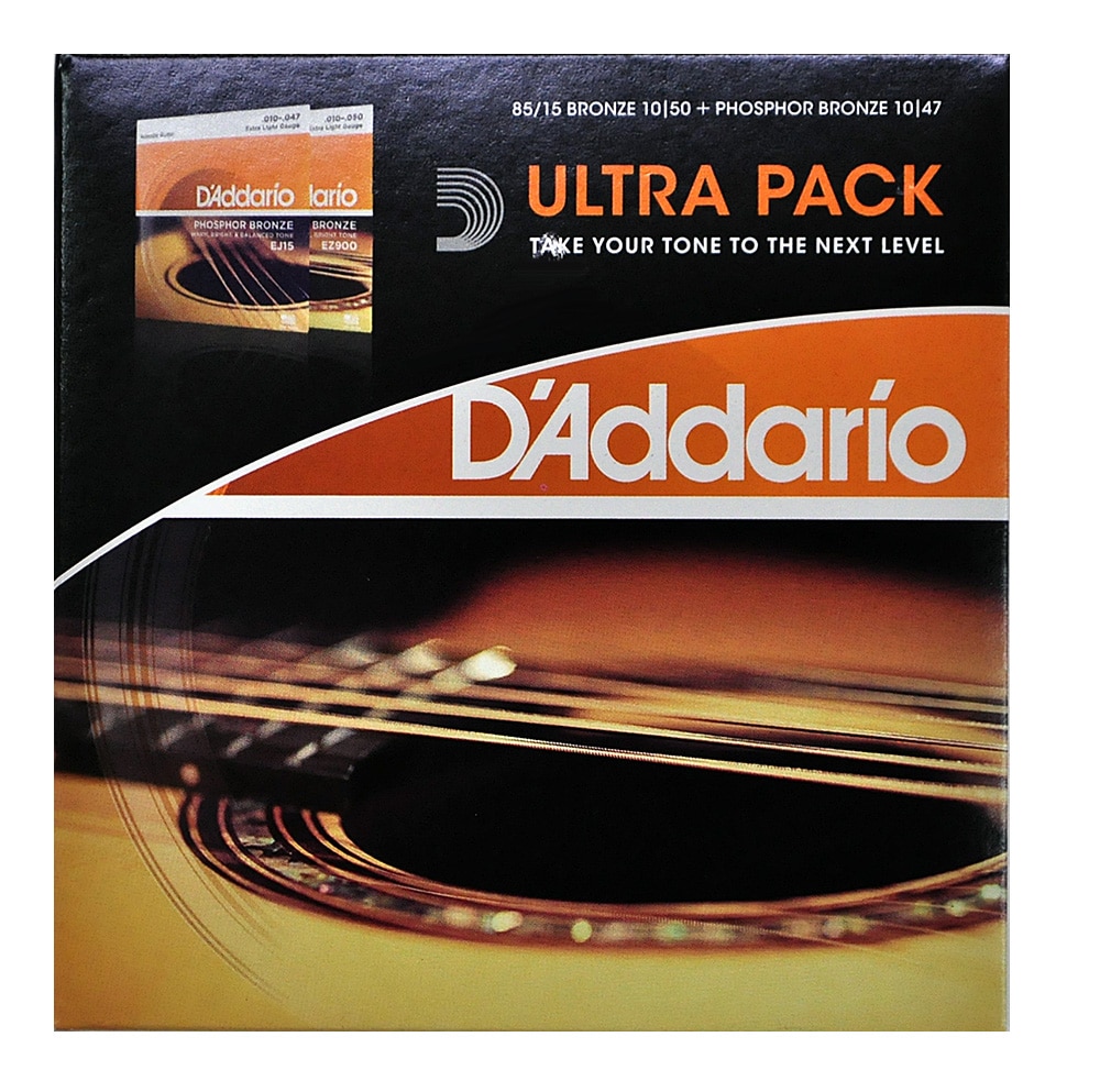 DADDARIO/EZ900/EJ15 Ultra Pack Phosphor Bronze Extra Light