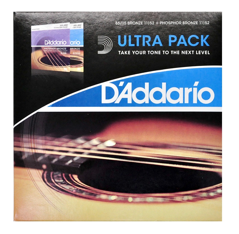 DADDARIO/EZ910/EJ26 Ultra Pack Phosphor Bronze Custom Light