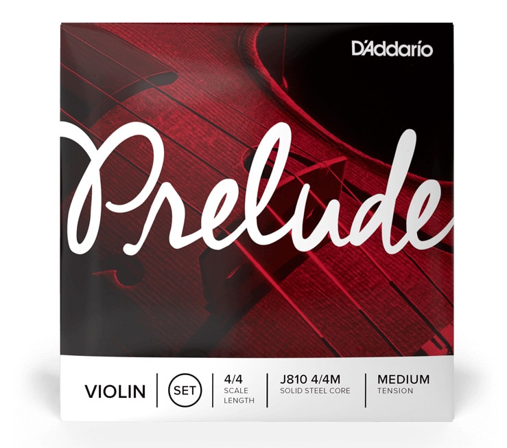 DADDARIO/J810 4/4M PRELUDE VIOLIN STRING SET