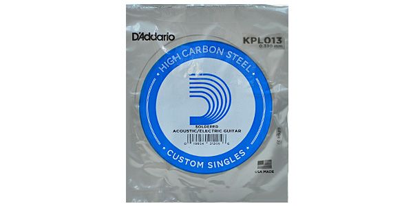 DADDARIO/KPL013 Single Plain Steel Soldered 013