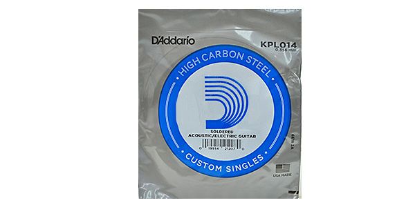 DADDARIO/KPL014 Single Plain Steel Soldered 014