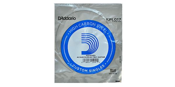 DADDARIO/KPL017 Single Plain Steel Soldered 017