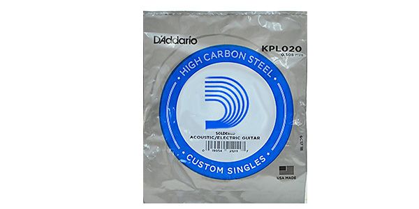 DADDARIO/KPL020 Single Plain Steel Soldered 020