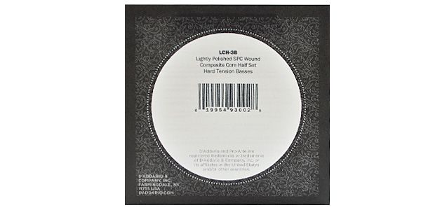 DADDARIO / LCH-3B Half Set Pro-Arte Composite Lightly Polished Silver H 画像2