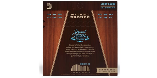 DADDARIO / NB104712 Nickel Bronze Regular Light 12-String画像2