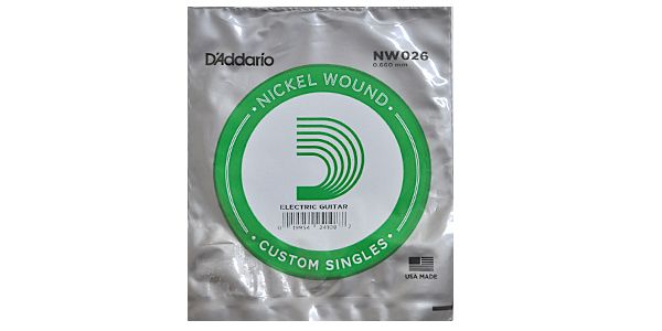 DADDARIO/NW026 Single XL Nickel Wound 026