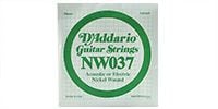 DADDARIO / NW037 Single XL Nickel Wound 037