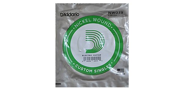 DADDARIO/NW039 Single XL Nickel Wound 039