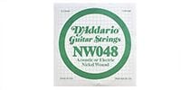 DADDARIO NW048 Single XL Nickel Wound 048