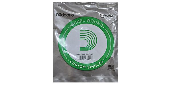 DADDARIO/NW062 Single XL Nickel Wound 062