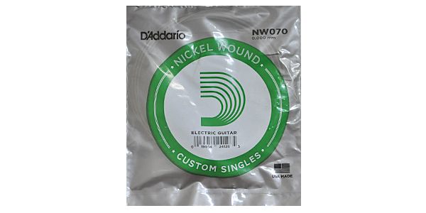 DADDARIO/NW070 Single XL Nickel Wound 070