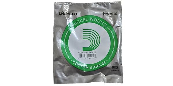 DADDARIO/NW080 Single XL Nickel Wound 080