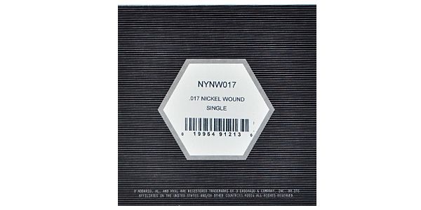 DADDARIO ( ダダリオ )  / NYNW017 NYXL Nickel Wound .017 画像2