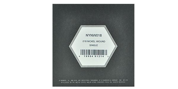 DADDARIO ( ダダリオ )  / NYNW018 NYXL Nickel Wound .018 画像2