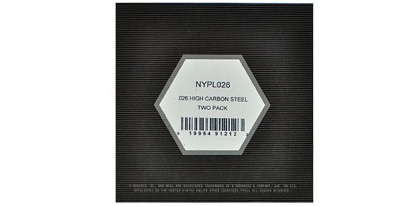 DADDARIO ( ダダリオ ) / NYPL026 NYXL Single Plain Steels .026 - Two Packs 画像2