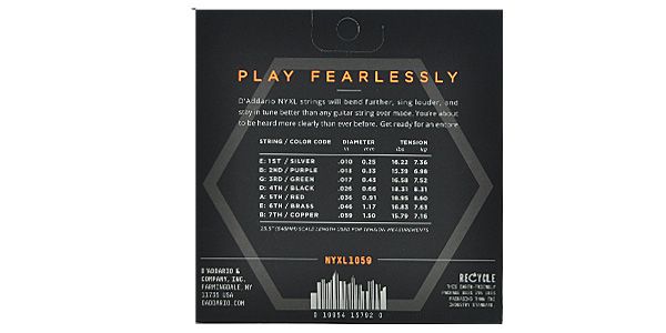 DADDARIO / NYXL1059 NYXL 7-String Electric Guitar Strings Regular Light 画像2