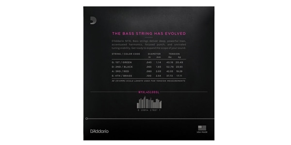 DADDARIO / NYXL45100SL Super Long Scale Regular Light 45-100画像2
