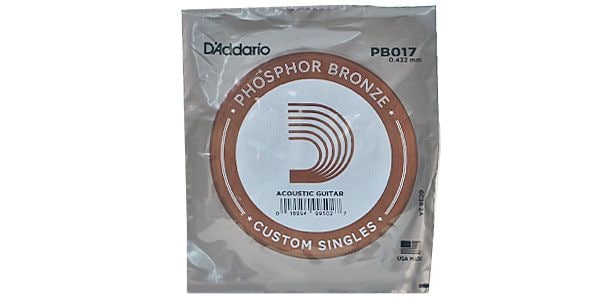 DADDARIO/PB017 Single Phosphor Bronze Wound 017