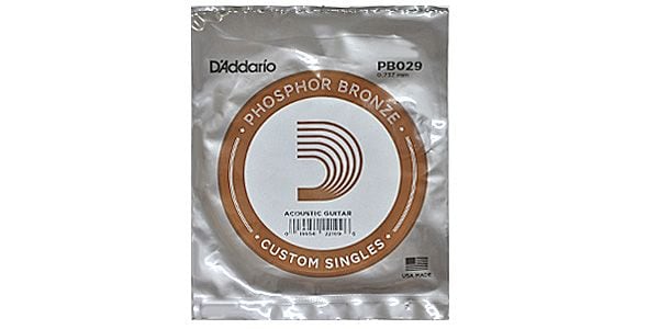 DADDARIO/PB029 Single Phosphor Bronze Wound 029