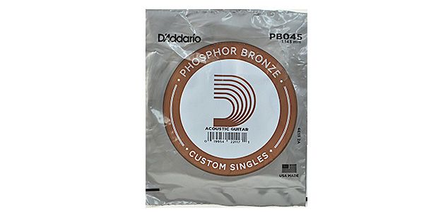 DADDARIO/PB045 Single Phosphor Bronze Wound 045