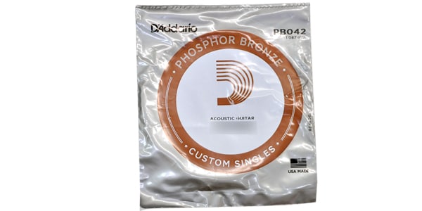 DADDARIO ( ダダリオ )  / PB042 Single Phosphor Bronze Wound 042