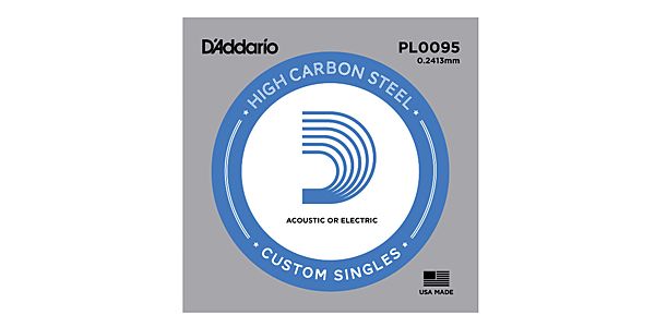 DADDARIO/PL0095 Single Plain Steel 0095